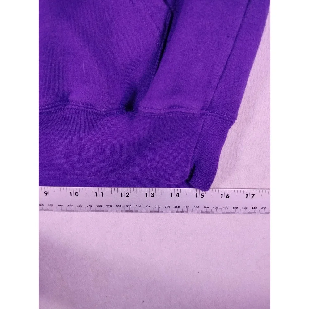 TCU Horned Frogs Hoodie Mens Medium Purple Badger Sport Fleece NCAA Embroidered